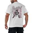 Baseball Catcher Gear Home Plate Men's Back Print T-Shirt