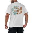 Baseball Catcher Waiting At Home Aggressive Player Quote Men's Back Print T-Shirt Baseball Catcher Waiting At Home Aggressive Player Quote Men's Back Print T-Shirt