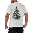 Baseball Christmas Tree Men Boys Youth Santa Sports Men's Back Print T-Shirt Baseball Christmas Tree Men Boys Youth Santa Sports Men's Back Print T-Shirt