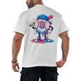 Baseball Drip 8th 8 Year Old Birthday Boys Pitcher Player Men's Back Print T-Shirt Baseball Drip 8th 8 Year Old Birthday Boys Pitcher Player Men's Back Print T-Shirt