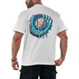 Baseball Drip Ice Cream Sprinkles Baseball Player Premium Tri-Blend Men's Back Print T-Shirt Baseball Drip Ice Cream Sprinkles Baseball Player Premium Tri-Blend Men's Back Print T-Shirt
