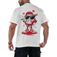 Baseball Drip Ice Cream Sunglasses Boys Youth Kids Valentine Men's Back Print T-Shirt Baseball Drip Ice Cream Sunglasses Boys Youth Kids Valentine Men's Back Print T-Shirt