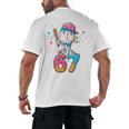 Baseball Drip Number 67 Six Seven Meme Ice Cream Dripping Men's Back Print T-Shirt Baseball Drip Number 67 Six Seven Meme Ice Cream Dripping Men's Back Print T-Shirt