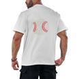 Baseball Gigi Distressed Vintage Grandma Game Day Men's Back Print T-Shirt Baseball Gigi Distressed Vintage Grandma Game Day Men's Back Print T-Shirt