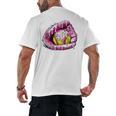 Baseball Glove Drip Shirt Ice Cream Dripping Girls Pocket Premium Men's Back Print T-Shirt Baseball Glove Drip Shirt Ice Cream Dripping Girls Pocket Premium Men's Back Print T-Shirt