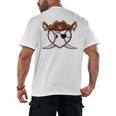 Baseball Heart Pirate Hat Crossed Swords Men Boys Kids Youth Premium Tri-Blend Men's Back Print T-Shirt Baseball Heart Pirate Hat Crossed Swords Men Boys Kids Youth Premium Tri-Blend Men's Back Print T-Shirt