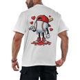 Baseball Ice Cream Drip Valentines Day Sports For Kids Boys Men's Back Print T-Shirt Baseball Ice Cream Drip Valentines Day Sports For Kids Boys Men's Back Print T-Shirt