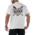 Baseball Mama Squad Proud Sports Mom Game Day Men's Back Print T-Shirt Baseball Mama Squad Proud Sports Mom Game Day Men's Back Print T-Shirt