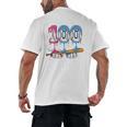 Baseball Player 100 Days Of School Sports Ice Cream Drip Premium Tri-Blend Men's Back Print T-Shirt Baseball Player 100 Days Of School Sports Ice Cream Drip Premium Tri-Blend Men's Back Print T-Shirt