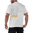 Baseball Player Get Up Get Outta Here Gone Home Run Men's Back Print T-Shirt Baseball Player Get Up Get Outta Here Gone Home Run Men's Back Print T-Shirt