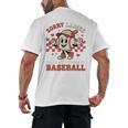 Boys & Women Men Baseball Valentine With Hearts Sporty Love Men's Back Print T-Shirt Boys & Women Men Baseball Valentine With Hearts Sporty Love Men's Back Print T-Shirt