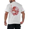 Chinese New Year 2026 Year Of The Horse Raglan Baseball Tee Men's Back Print T-Shirt