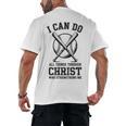 Christian Baseball Philippians 4 Men's Back Print T-Shirt Christian Baseball Philippians 4 Men's Back Print T-Shirt