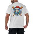 Christmas Baseball Drip For Boys Kids Ice Cream Drip Men's Back Print T-Shirt Christmas Baseball Drip For Boys Kids Ice Cream Drip Men's Back Print T-Shirt