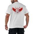 Cute Baseball &Cupid Wings Happy Valentines Boys Men Men's Back Print T-Shirt Cute Baseball &Cupid Wings Happy Valentines Boys Men Men's Back Print T-Shirt