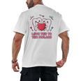 Cute Dentist Valentine Love You To The Molars Teeth Pun Raglan Baseball Tee Men's Back Print T-Shirt Cute Dentist Valentine Love You To The Molars Teeth Pun Raglan Baseball Tee Men's Back Print T-Shirt