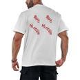 Distressed Baseball Number 44 Jersey Uniform Player Fan Men's Back Print T-Shirt Distressed Baseball Number 44 Jersey Uniform Player Fan Men's Back Print T-Shirt