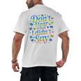 Don’t Hear What I Didn’t Say Autism Awareness Valentine Raglan Baseball Tee Men's Back Print T-Shirt Don’t Hear What I Didn’t Say Autism Awareness Valentine Raglan Baseball Tee Men's Back Print T-Shirt
