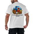 Father Son Baseball Father's Day Men's Back Print T-Shirt Father Son Baseball Father's Day Men's Back Print T-Shirt