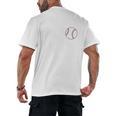My Favorite Baseball Player Calls Me Mom Men's Back Print T-Shirt