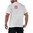 FO23VER Trendy Number 23 Baseball Team Sport For Women Men Men's Back Print T-Shirt FO23VER Trendy Number 23 Baseball Team Sport For Women Men Men's Back Print T-Shirt