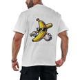 Lets Go Bananas Baseball Retro Sports Boys Kids Men Youth Premium Tri-Blend Men's Back Print T-Shirt