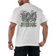 Happy 100th Day Of School Baseball Camo Boys Kids Toddler Men's Back Print T-Shirt Happy 100th Day Of School Baseball Camo Boys Kids Toddler Men's Back Print T-Shirt