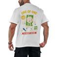 Hobby Trading Card Parody Humor 11 Baseball Cards Collector Premium Men's Back Print T-Shirt Hobby Trading Card Parody Humor 11 Baseball Cards Collector Premium Men's Back Print T-Shirt