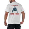 I'm Working From Home Today Baseball Lover Men Women Men's Back Print T-Shirt