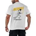 Jackson Merrill San Diego MLB Baseball Player MLBJME204M Men's Back Print T-Shirt