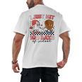 I Just Hit 100 Days Of School Baseball Boy Girl Teacher Men's Back Print T-Shirt