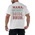 Mama Mommy Mom Bruh Baseball Mom Life Men's Back Print T-Shirt Mama Mommy Mom Bruh Baseball Mom Life Men's Back Print T-Shirt