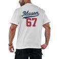 Mason 67 Jersey Baseball Men Women Boys Girls Number 6 7 Men's Back Print T-Shirt
