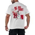 Mike Trout Los Angeles A MLB Baseball Players MLBMTR304N Men's Back Print T-Shirt Mike Trout Los Angeles A MLB Baseball Players MLBMTR304N Men's Back Print T-Shirt