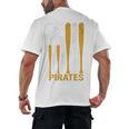 Pirates Baseball Fan Apparel For Sports Enthusiasts Men's Back Print T-Shirt Pirates Baseball Fan Apparel For Sports Enthusiasts Men's Back Print T-Shirt