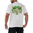 Six Seven 67 Meme Baseball Coquette Bow St Patrick's Day Men's Back Print T-Shirt Six Seven 67 Meme Baseball Coquette Bow St Patrick's Day Men's Back Print T-Shirt