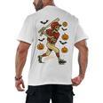 Skeleton Halloween Baseball Boys Men Kids Toddler Men's Back Print T-Shirt Skeleton Halloween Baseball Boys Men Kids Toddler Men's Back Print T-Shirt