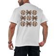 Soccer Bow Game Day Baseball Coquette Bow Women Girls Men's Back Print T-Shirt Soccer Bow Game Day Baseball Coquette Bow Women Girls Men's Back Print T-Shirt