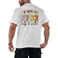 I Survived 6733 Days Baseball Football Softball 100 Days Men's Back Print T-Shirt
