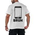 Texted First Bruh Seen Message Valentine's Day Humor Raglan Baseball Tee Men's Back Print T-Shirt Texted First Bruh Seen Message Valentine's Day Humor Raglan Baseball Tee Men's Back Print T-Shirt