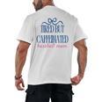 Tired But Caffeinated Baseball Mom Trendy Tired Baseball Mom Men's Back Print T-Shirt Tired But Caffeinated Baseball Mom Trendy Tired Baseball Mom Men's Back Print T-Shirt
