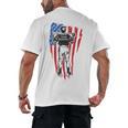 US Flag Baseball Player Batter Sport Lover Team Coach Family Men's Back Print T-Shirt US Flag Baseball Player Batter Sport Lover Team Coach Family Men's Back Print T-Shirt