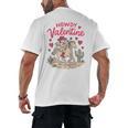Valentine’s Day Western Life Cowboys Cupid Howdy Valentine Raglan Baseball Tee Men's Back Print T-Shirt
