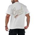 Vintage Baseball Coach Men's Back Print T-Shirt Vintage Baseball Coach Men's Back Print T-Shirt