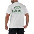 Wizard Of Oz Emerald City Baseball Costume Halloween Men's Back Print T-Shirt