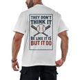 They Don’t Think It Be Like It Is But It Do Baseball Men's Back Print T-Shirt They Don’t Think It Be Like It Is But It Do Baseball Men's Back Print T-Shirt