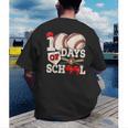 100 Days Of School Baseball 100th Day Of School Kids Teacher Men's Back Print T-Shirt 100 Days Of School Baseball 100th Day Of School Kids Teacher Men's Back Print T-Shirt
