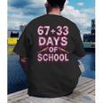 100 Days Of School Baseball Boys Six Seven Drip 100th Day Men's Back Print T-Shirt 100 Days Of School Baseball Boys Six Seven Drip 100th Day Men's Back Print T-Shirt
