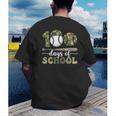 100 Days Of School Baseball Camo Art For Boys Kids Students Men's Back Print T-Shirt 100 Days Of School Baseball Camo Art For Boys Kids Students Men's Back Print T-Shirt
