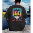 100 Days Of School Baseball Drip 100 Days Boy Girl Kids Men's Back Print T-Shirt 100 Days Of School Baseball Drip 100 Days Boy Girl Kids Men's Back Print T-Shirt
